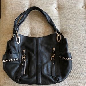 B Makowsky Handbag - Black